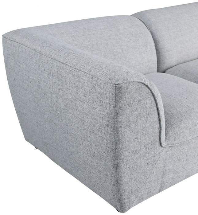 Miramar Grey Modular Loveseat - 683Grey-S76 - Vega Furniture