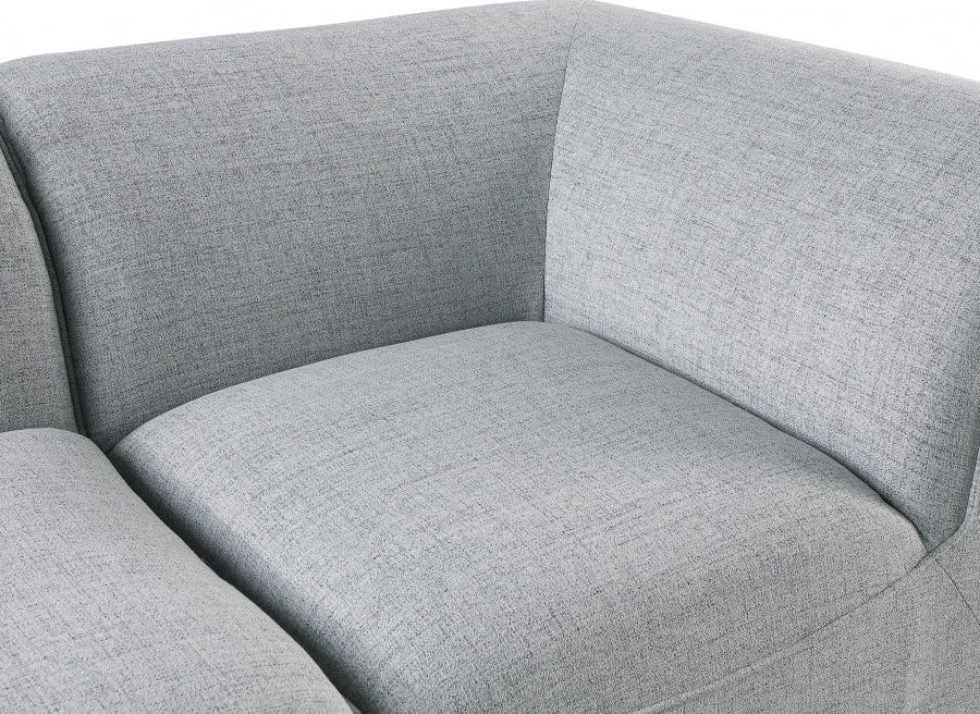 Miramar Grey Modular Loveseat - 683Grey-S76 - Vega Furniture