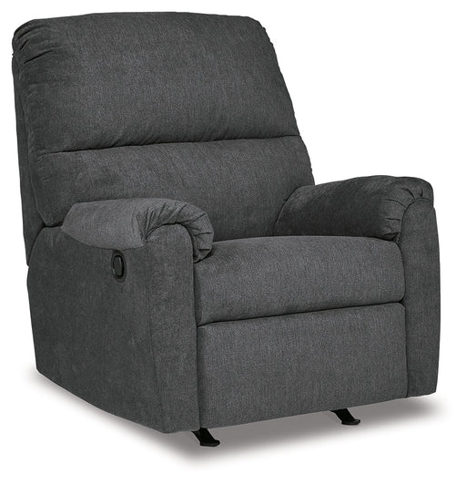 Miravel Gunmetal Recliner - 4620425 - Vega Furniture