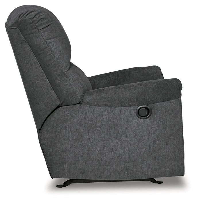 Miravel Gunmetal Recliner - 4620425 - Vega Furniture