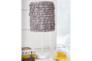 Mirette Gray/White Table Lamp - L857824 - Vega Furniture