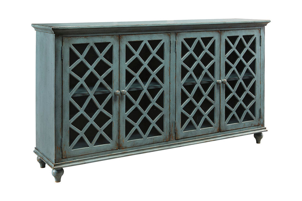 Mirimyn Antique Teal Accent Cabinet - T505-762 - Vega Furniture