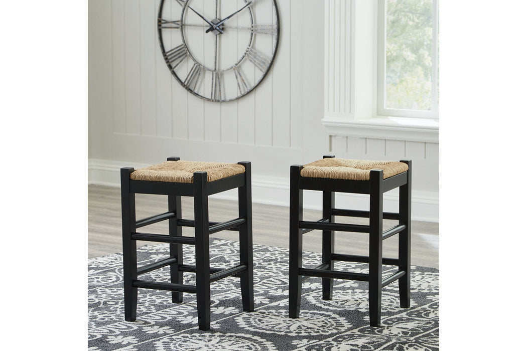 Mirimyn Black Counter Height Barstool, Set of 2 - D508-124 - Vega Furniture