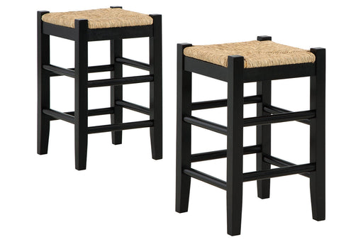 Mirimyn Black Counter Height Barstool, Set of 2 - D508-124 - Vega Furniture