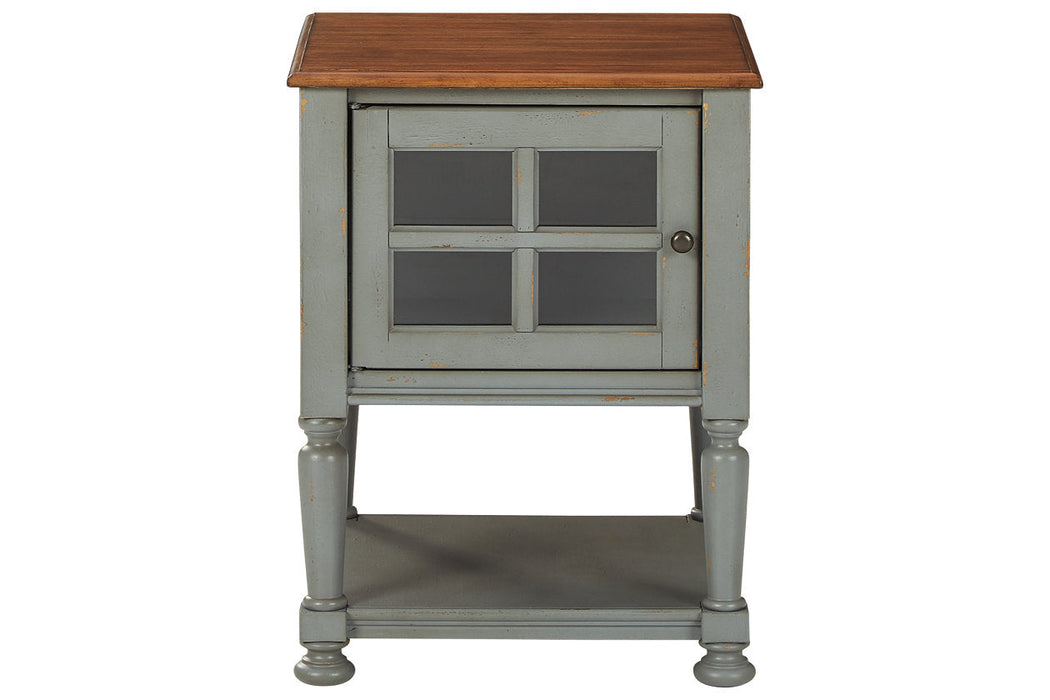 Mirimyn Gray/Brown Accent Cabinet - A4000382 - Vega Furniture