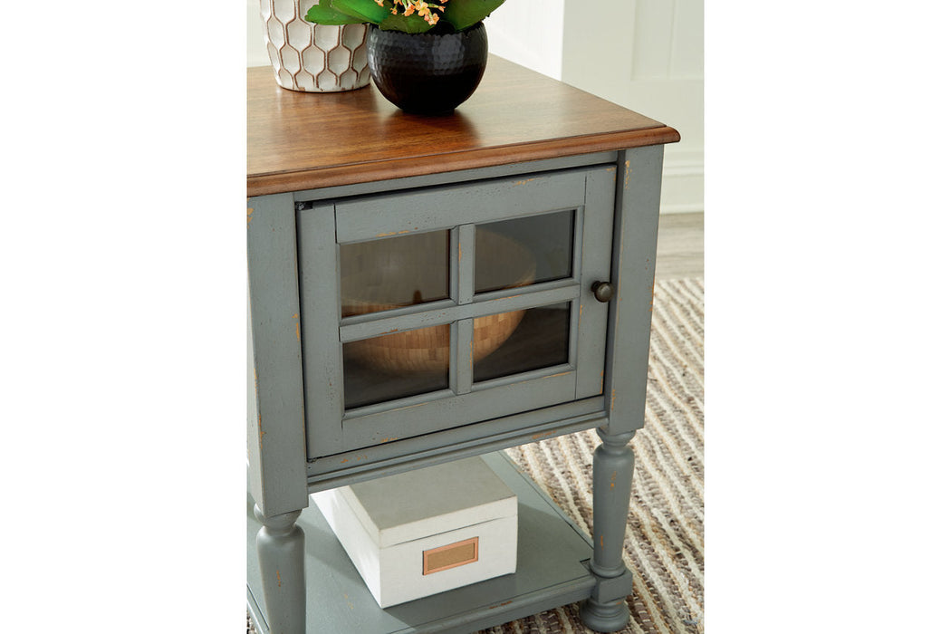 Mirimyn Gray/Brown Accent Cabinet - A4000382 - Vega Furniture