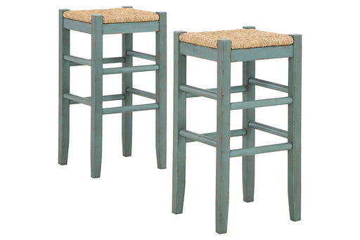 Mirimyn Teal Bar Height Barstool, Set of 2 - D508-330 - Vega Furniture