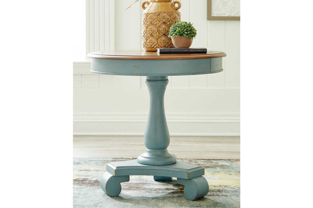 Mirimyn Teal/Brown Accent Table - A4000379 - Vega Furniture