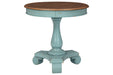 Mirimyn Teal/Brown Accent Table - A4000379 - Vega Furniture