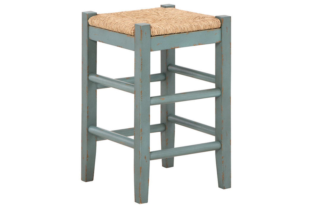 Mirimyn Teal Counter Height Barstool, Set of 2 - D508-324 - Vega Furniture