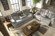 Mitchiner Fog Reclining Sofa with Drop Down Table - 7620489 - Vega Furniture