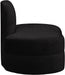 Mitzy Black Velvet Chair - 606Black-C - Vega Furniture