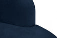 Mitzy Blue Velvet Loveseat - 606Navy-L - Vega Furniture
