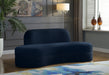 Mitzy Blue Velvet Sofa - 606Navy-S - Vega Furniture