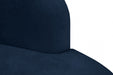 Mitzy Blue Velvet Sofa - 606Navy-S - Vega Furniture