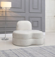 Mitzy Cream Velvet Chair - 606Cream-C - Vega Furniture
