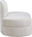 Mitzy Cream Velvet Chair - 606Cream-C - Vega Furniture