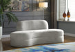 Mitzy Cream Velvet Sofa - 606Cream-S - Vega Furniture