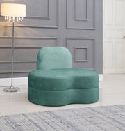 Mitzy Green Velvet Chair - 606Mint-C - Vega Furniture