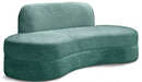 Mitzy Green Velvet Sofa - 606Mint-S - Vega Furniture