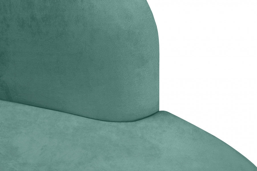 Mitzy Green Velvet Sofa - 606Mint-S - Vega Furniture