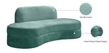 Mitzy Green Velvet Sofa - 606Mint-S - Vega Furniture