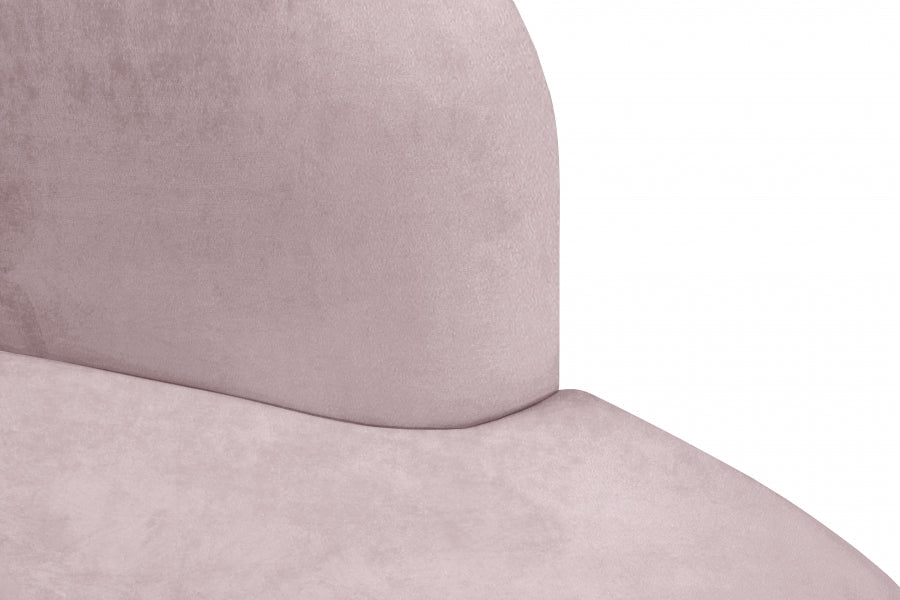 Mitzy Pink Velvet Chair - 606Pink-C - Vega Furniture