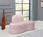 Mitzy Pink Velvet Loveseat - 606Pink-L - Vega Furniture