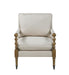 Monaghan Beige Upholstered Accent Chair with Casters - 903058 - Vega Furniture