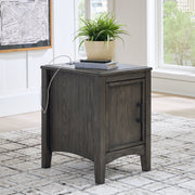 Montillan Grayish Brown Chairside End Table - T651-7 - Vega Furniture