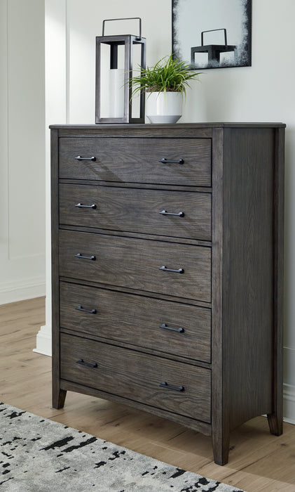 Montillan Grayish Brown Chest of Drawers - B651-46 - Vega Furniture