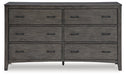 Montillan Grayish Brown Dresser - B651-31 - Vega Furniture