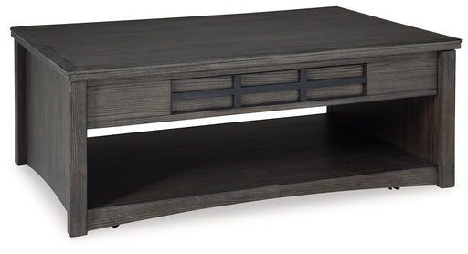 Montillan Grayish Brown Lift-Top Coffee Table - T651-9 - Vega Furniture