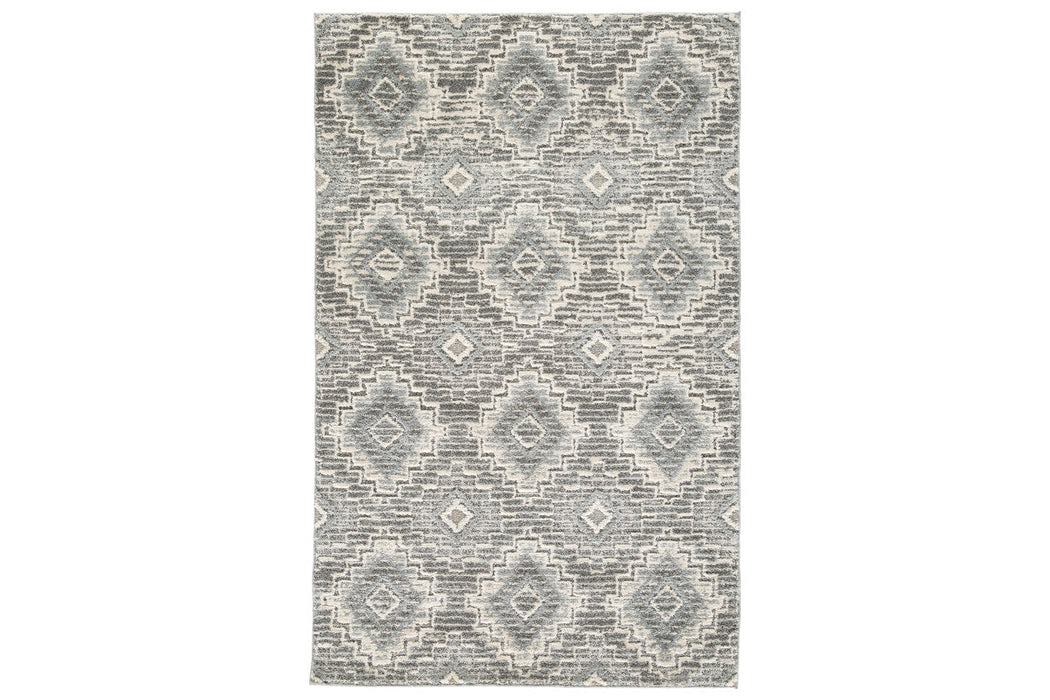 Monwick Cream/Gray Medium Rug - R403742 - Vega Furniture