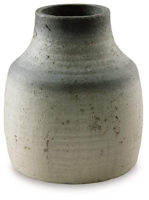 Moorestone Gray/Black Vase - A2000593 - Vega Furniture