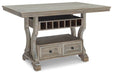 Moreshire Bisque Counter Height Dining Table - D799-32 - Vega Furniture