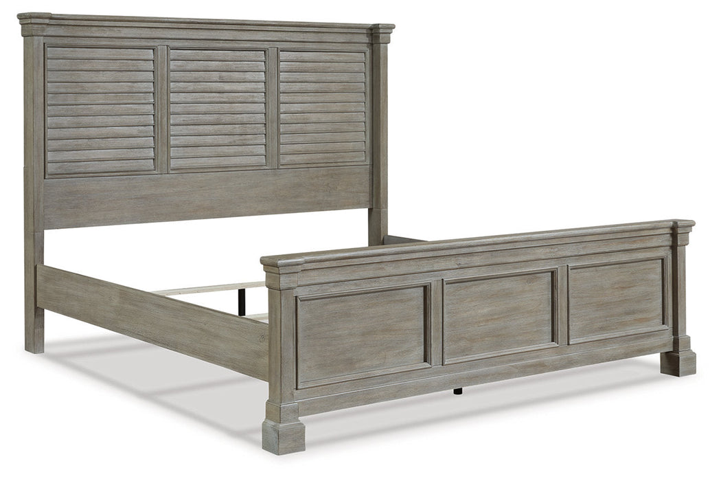 Moreshire Bisque King Panel Bed - SET | B799-56 | B799-58 | B799-97 - Vega Furniture