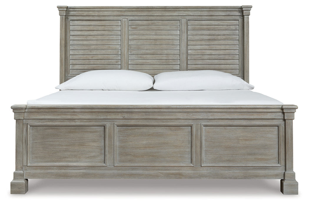 Moreshire Bisque King Panel Bed - SET | B799-56 | B799-58 | B799-97 - Vega Furniture