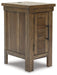 MORIVILLE Grayish Brown Chairside End Table - T731-7 - Vega Furniture