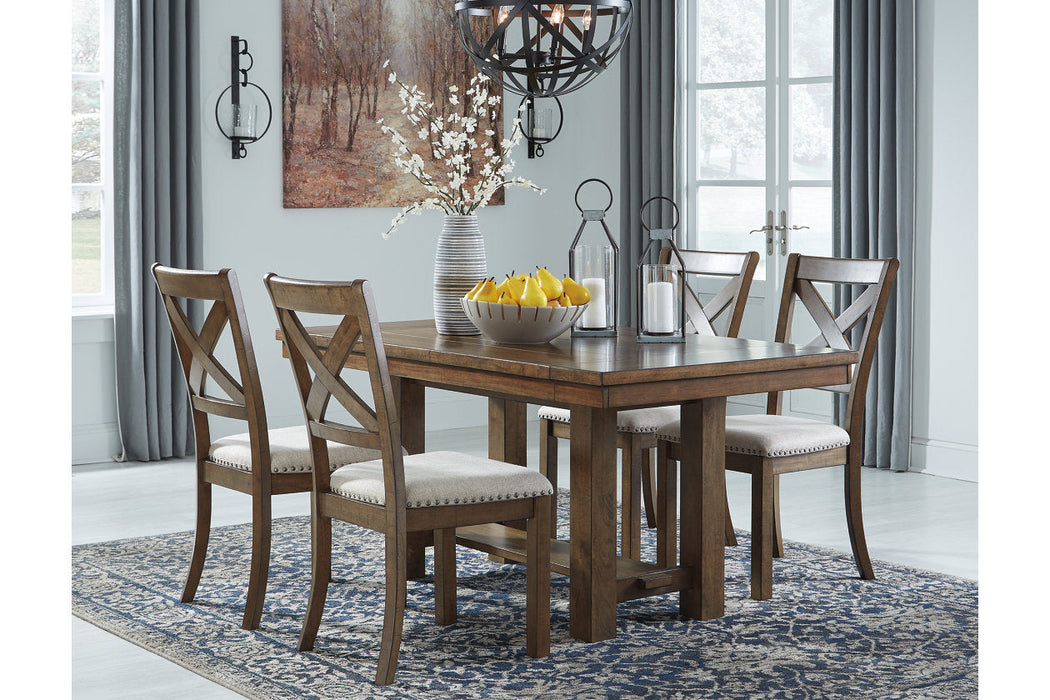 Moriville Grayish Brown Dining Extension Table - D631-45 - Vega Furniture