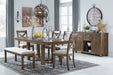 Moriville Grayish Brown Dining Extension Table - D631-45 - Vega Furniture