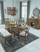 Moriville Grayish Brown Extendable Dining Set - SET | D631-45 | D631-01(2) | D631-00 - Vega Furniture