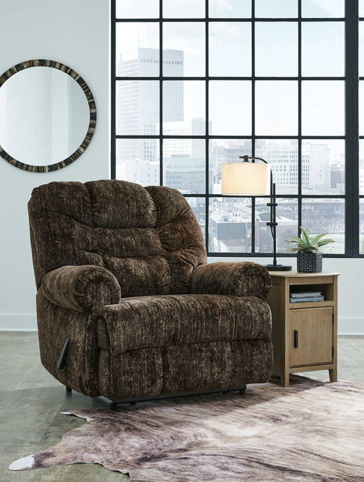 Movie Man Chocolate Recliner - 6380229 - Vega Furniture