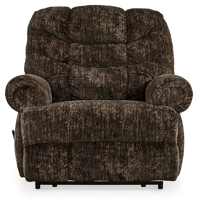 Movie Man Chocolate Recliner - 6380229 - Vega Furniture