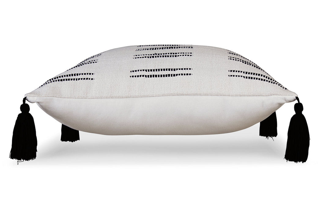 Mudderly Black/White Pillow - A1000928P - Vega Furniture