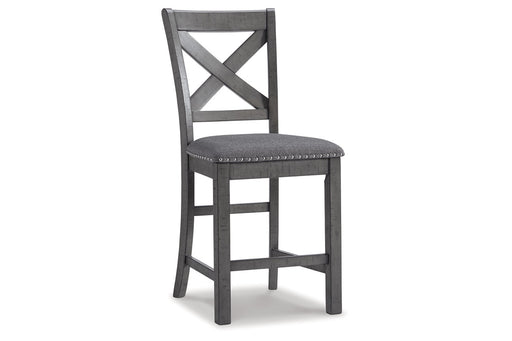 Myshanna Gray Counter Height Chair, Set of 2 - D629-124 - Vega Furniture