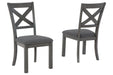 Myshanna Gray Dining Chair, Set of 2 - D629-01 - Vega Furniture