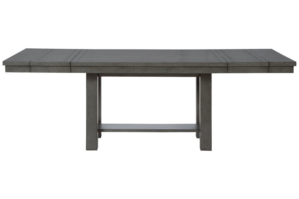 Myshanna Gray Dining Extension Table - D629-45 - Vega Furniture