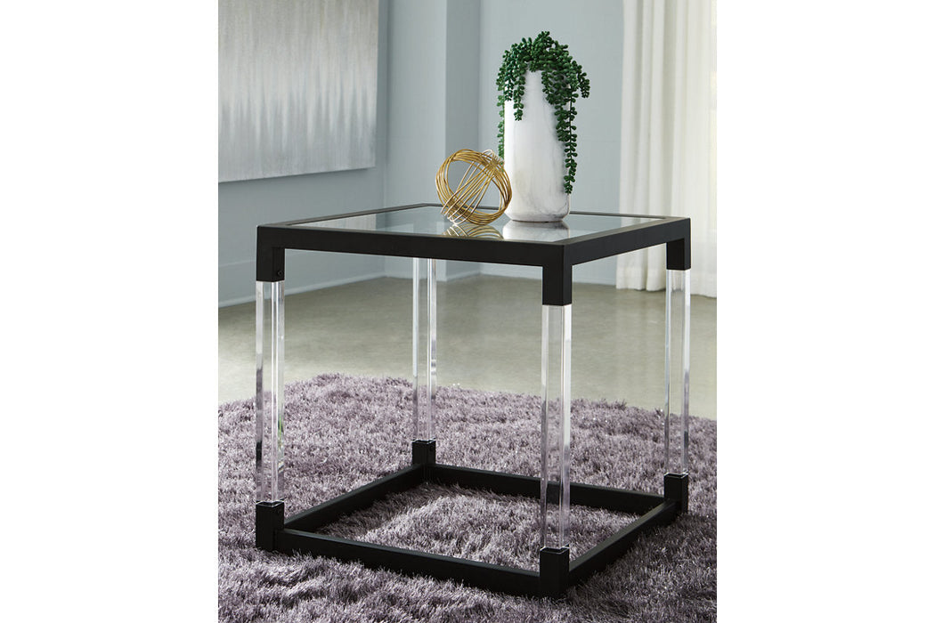 Nallynx Metallic Gray End Table - T197-2 - Vega Furniture