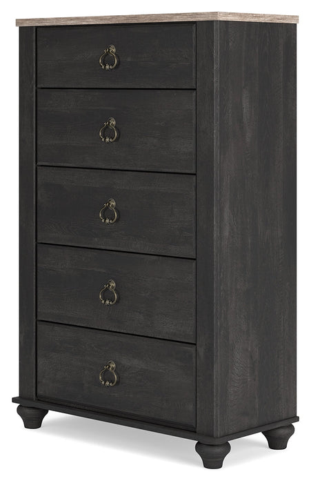 Nanforth Two-tone Chest of Drawers - B3670-46 - Vega Furniture